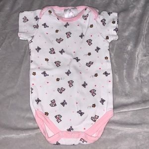 (3 for $10) kitty cat Baby bodysuit